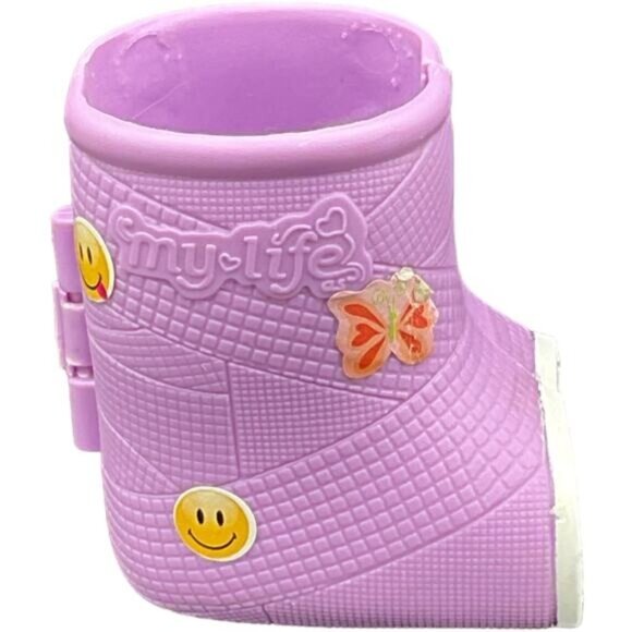 My Life As Purple Doll Leg Cast With Cute Stickers & Hinged Design - Picture 2 of 8